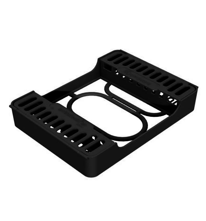 Large tray for 9 (Black)