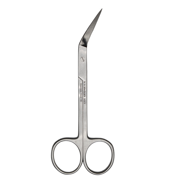 Angled suture Scissors