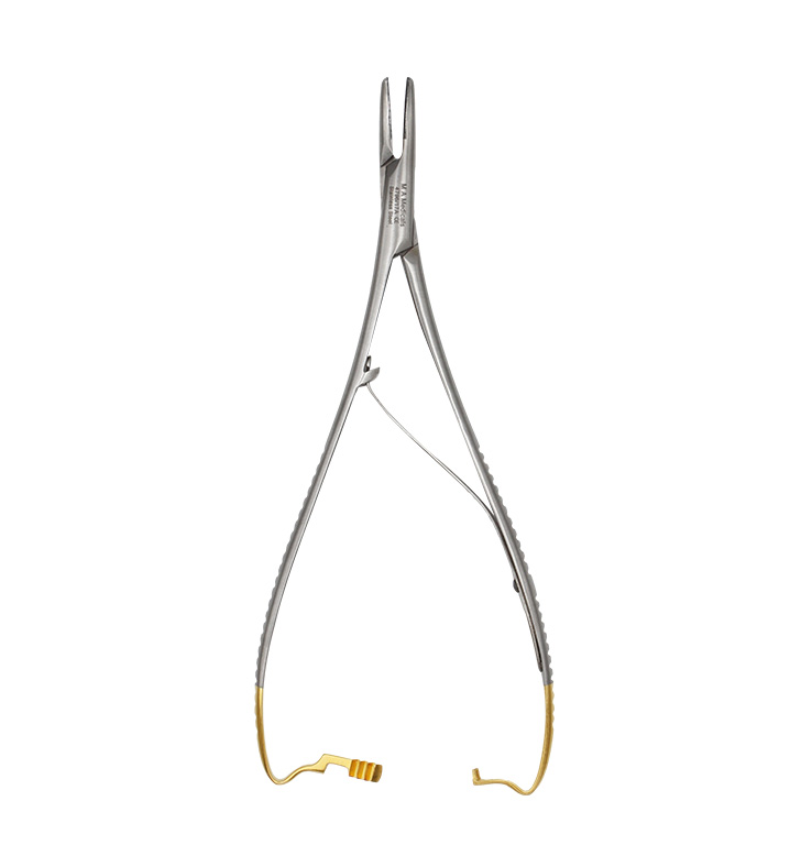 Needle Holder Lichtenberg Straight wire 2-0,3-0, 4-0 17cm (TC) Gold