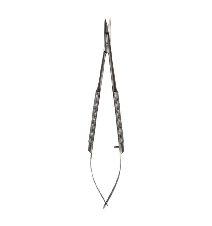 Micro Scissor (TC) Castro Scissor Curved Tungsten Gold 15cm