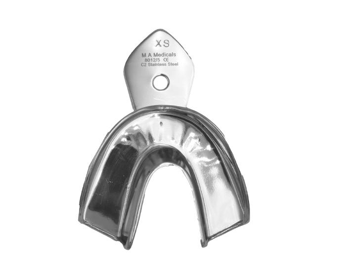 Impression tray, Unperforated with retentions rim XL (Lower Jaw)