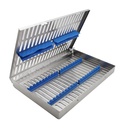 Sterilisation Tray for 20 instruments 30mm x 185mm x 285mm