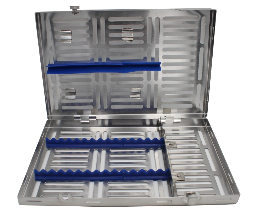 Sterilization Tray With Clips Medium 350x180x280mm