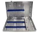 Multi-instrument tray with clips, Small