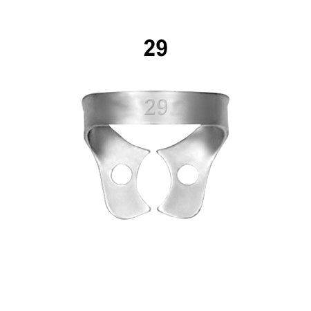 kofferdam klamme, Premolar: 29
