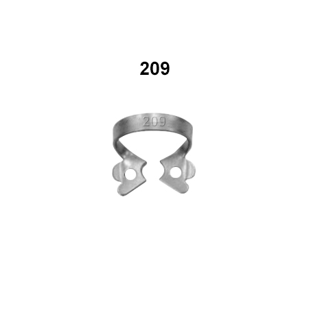 Premolars: 209 (Rubberdam clamps)