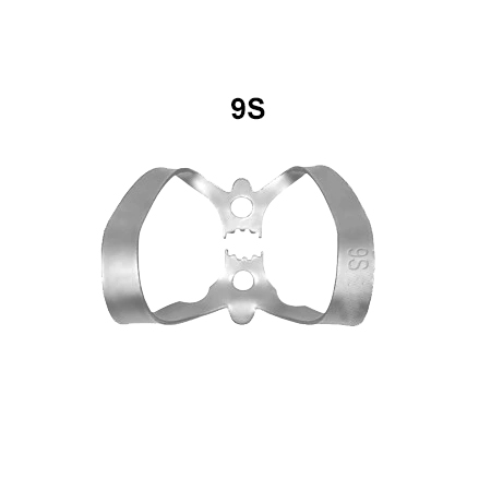 kofferdam klamme, Anterior: 9S