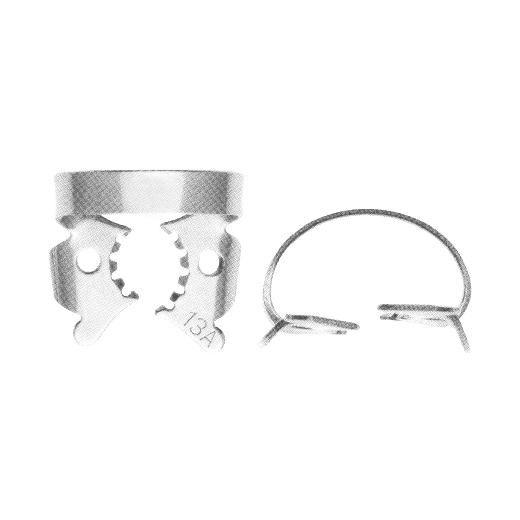 Fig.13A Serrated Jaws for Lower Left Molars and Partially Erupted (and Some) Upper Right Tooth: 1-2-3-17-18-19