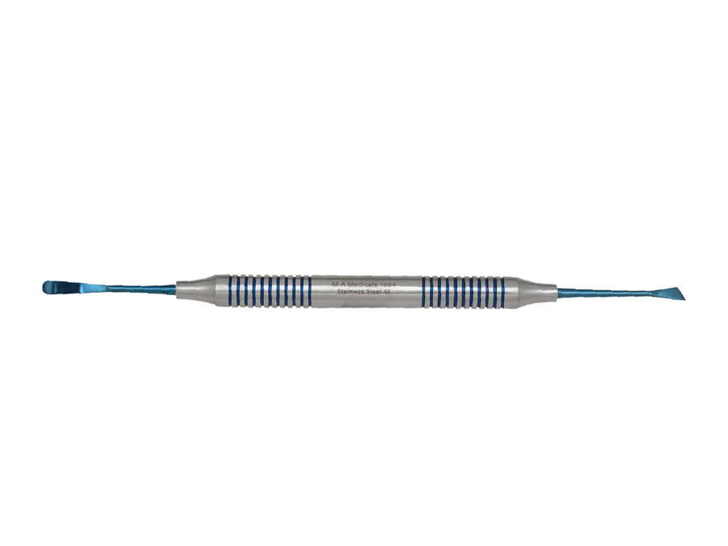 Periosteal Elevator 24 G 4mm/4mm 17.5cm Hollow Handle 10mm Blue 