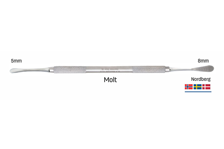 Periosteal Elevator Molt 6 mm handle