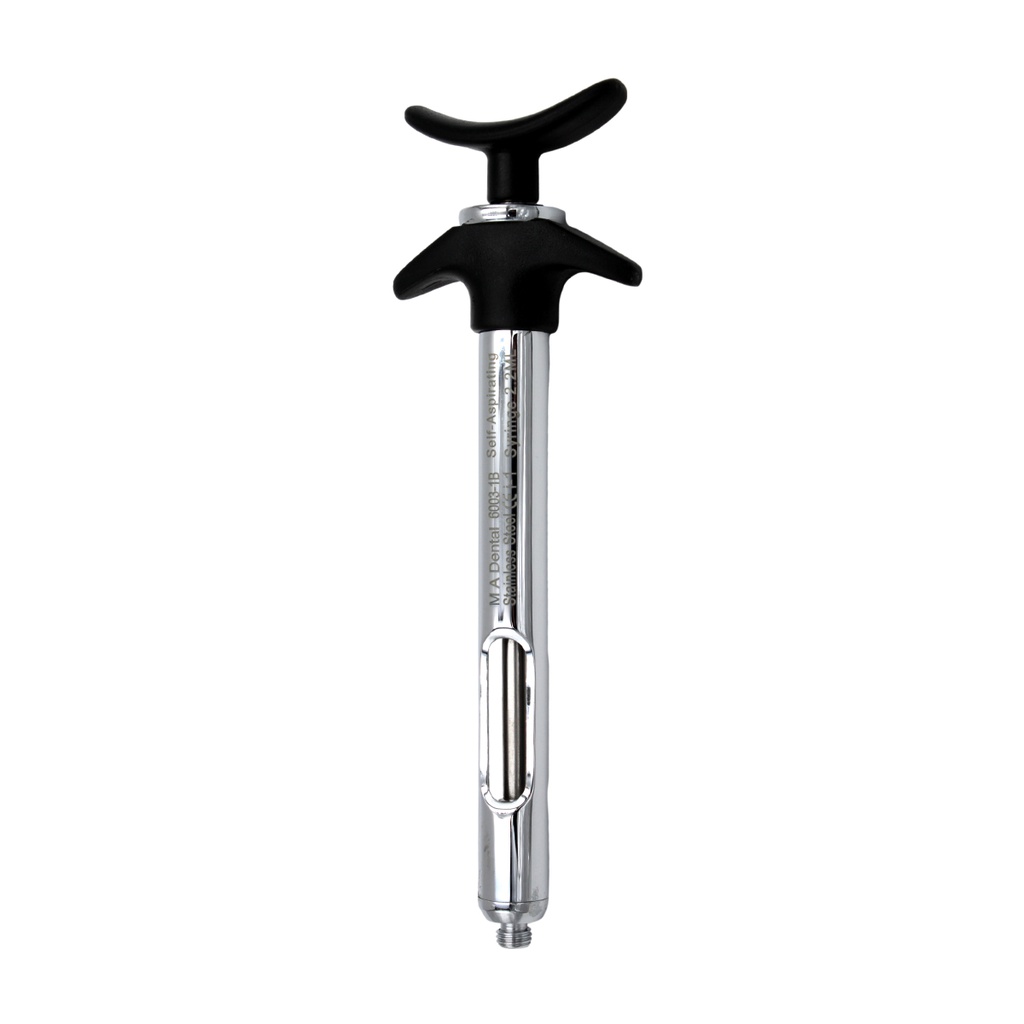 Self aspirating syringe 2.2ml (Plastic & Metal)