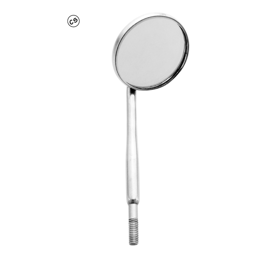 Mouth Mirror No.6 Rhodium Front Surface 26mm Cone-Socket