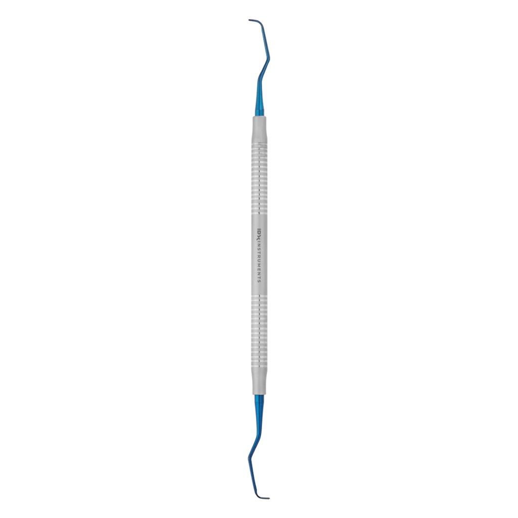 Gracey Curette Fig.11/12 Titanium/Plasma Blue Solid Handle 6mm 