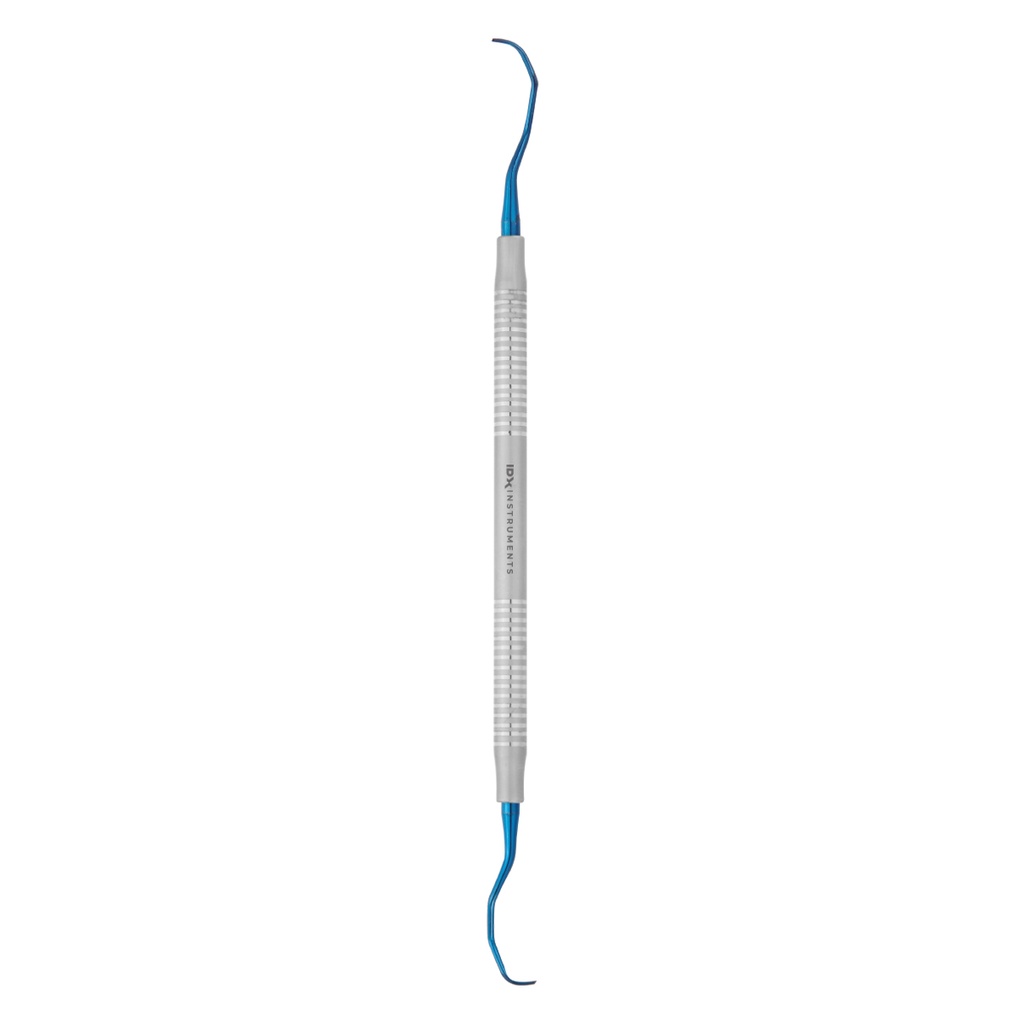 Gracey Curette Fig.13/14 Titanium/Plasma Blue Solid Handle 6mm 