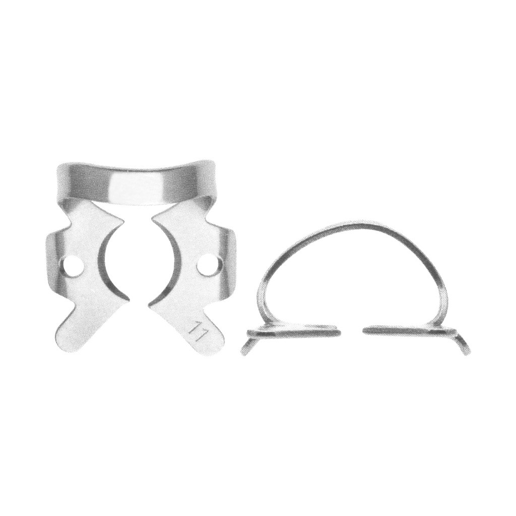 Fig.11 Flat Jaws for Uppers Right and Lowers Left Molars Tooth: 1-2-3-17-18-19