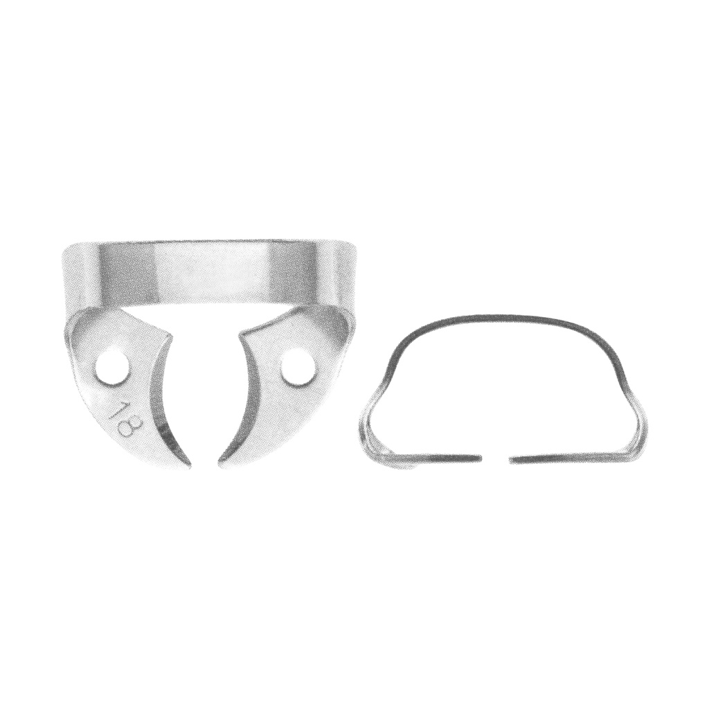 Fig.18 Flat Jaws with Round Shape, for Molars Tooth: 1-2-3-14-15-16-17-18-19-30-31-32