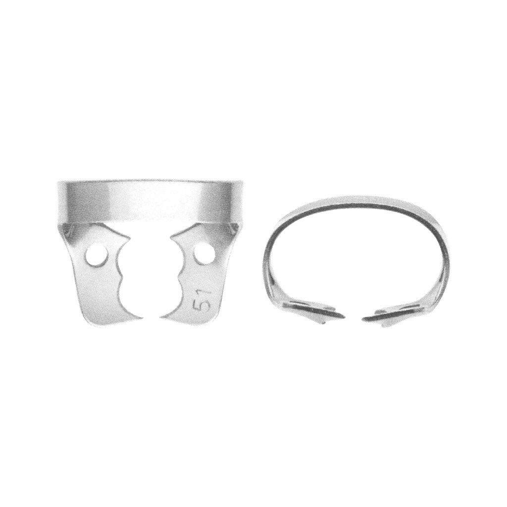 Fig.51 Flat Triple Jaws for Molars Tooth: 1-2-3-14 -15-16-17-18-19-30-31-32