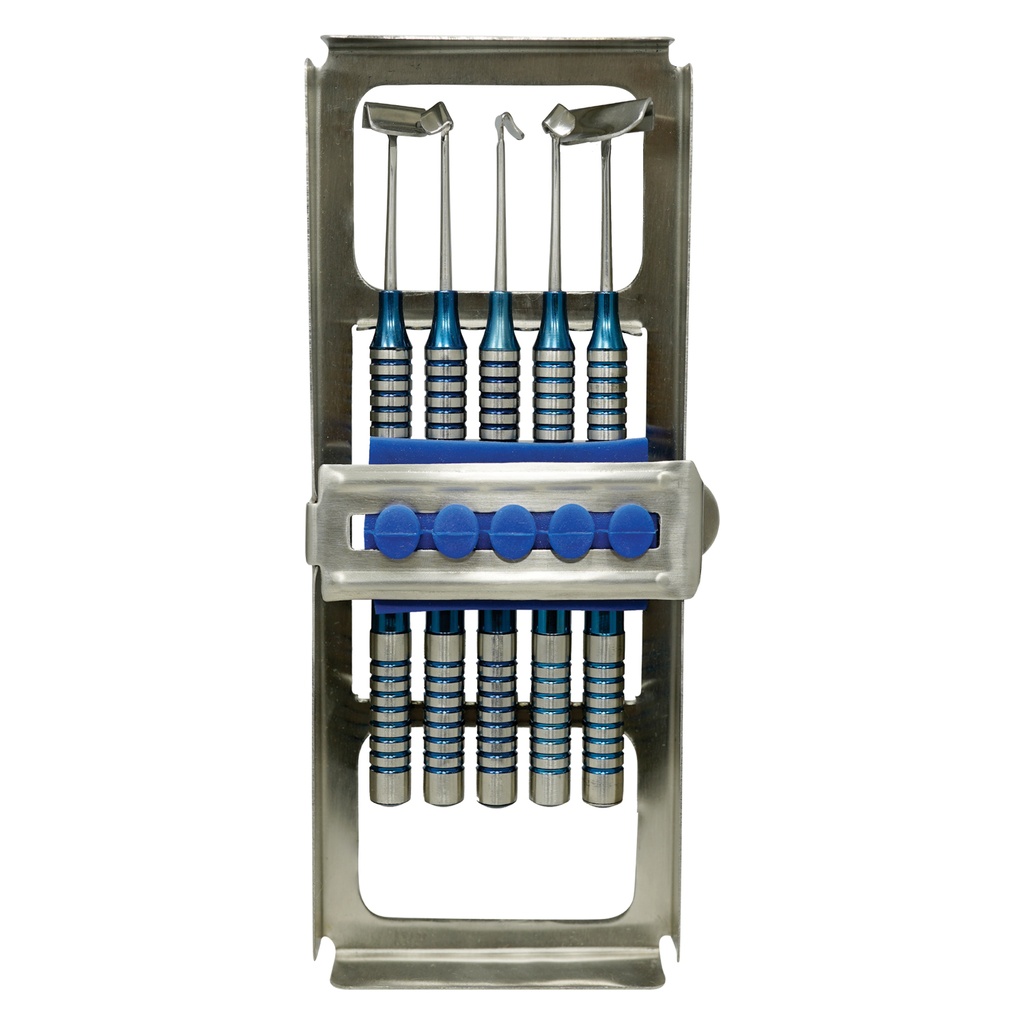 Soft Brush Set of 5 With Cassette Tray