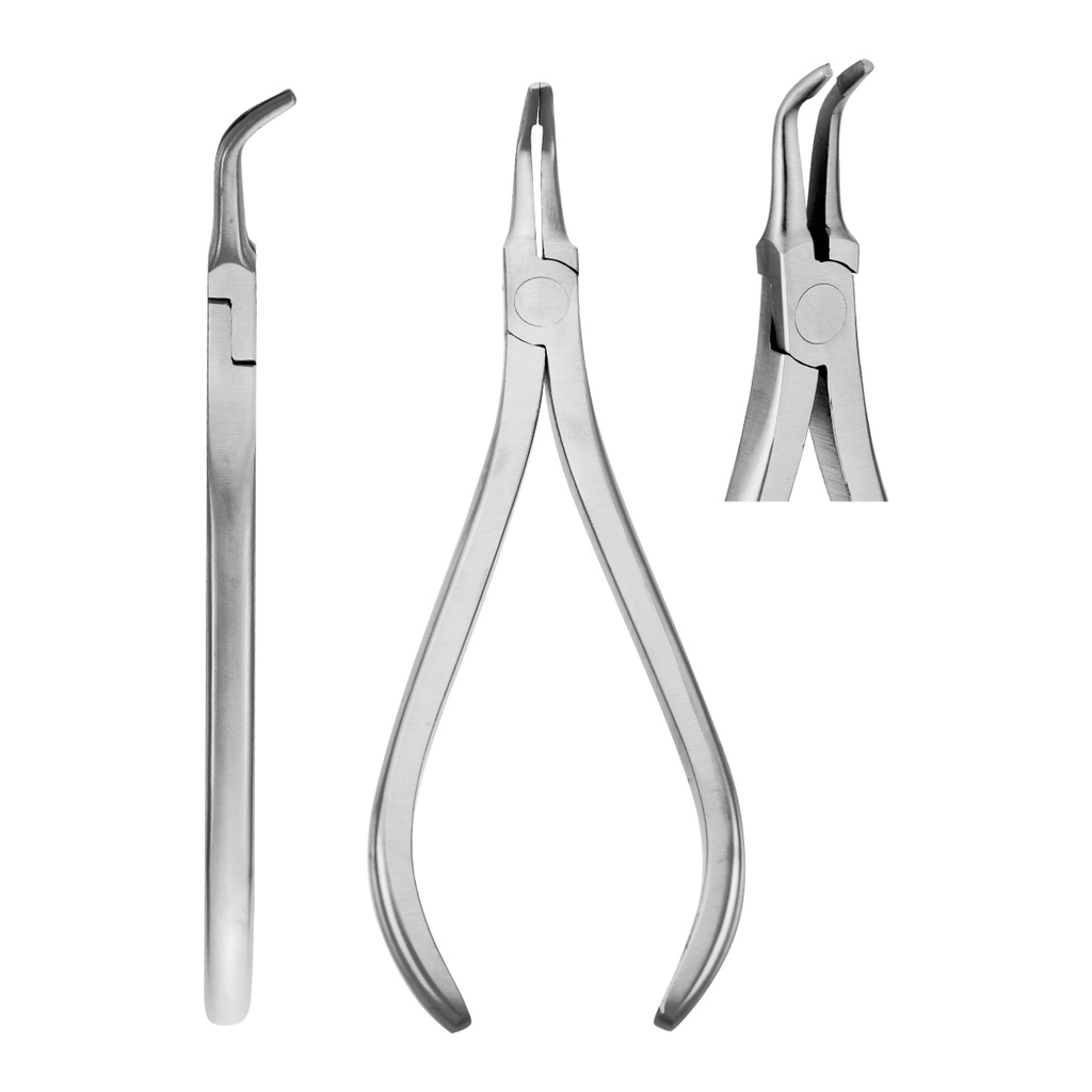 Pliers for Fragments of Root Canal Curved 14cm