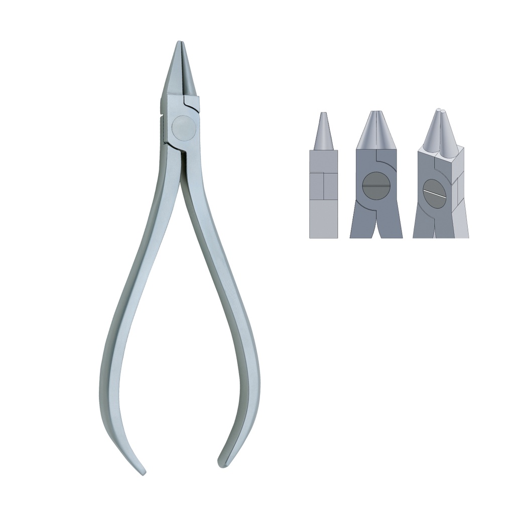 Rounded Jaw Wire Bending Plier max 0.51mm .020″ Wire