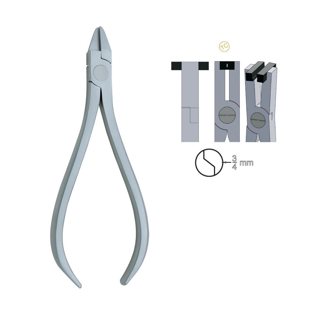 Detailing Step Pliers 3/4mm  (TC)