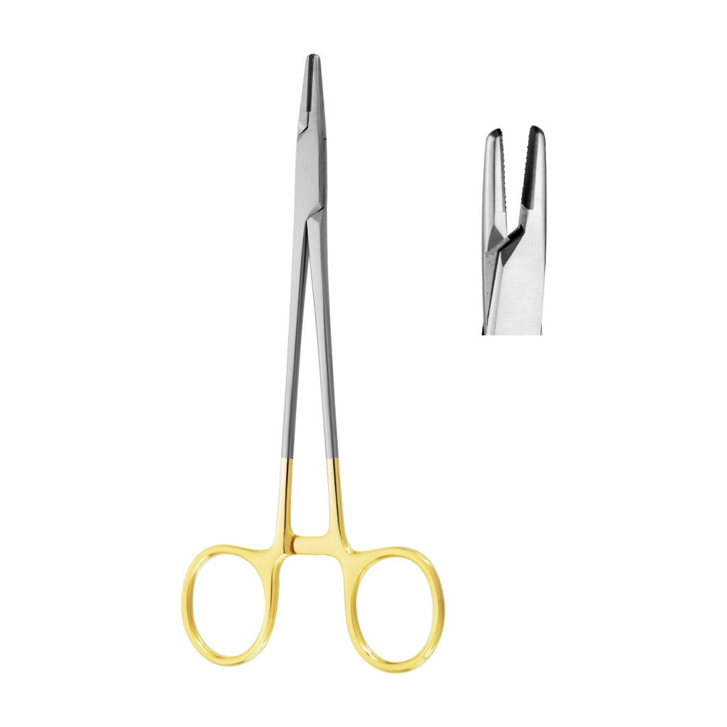 Needle Holder Mayo-Hegar wire 3-0,4-0,5-0, 6-0 15cm (TC) Gold