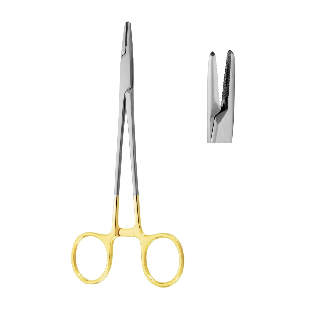 Mayo Hegar Needle Holder 20cm (TC) Gold