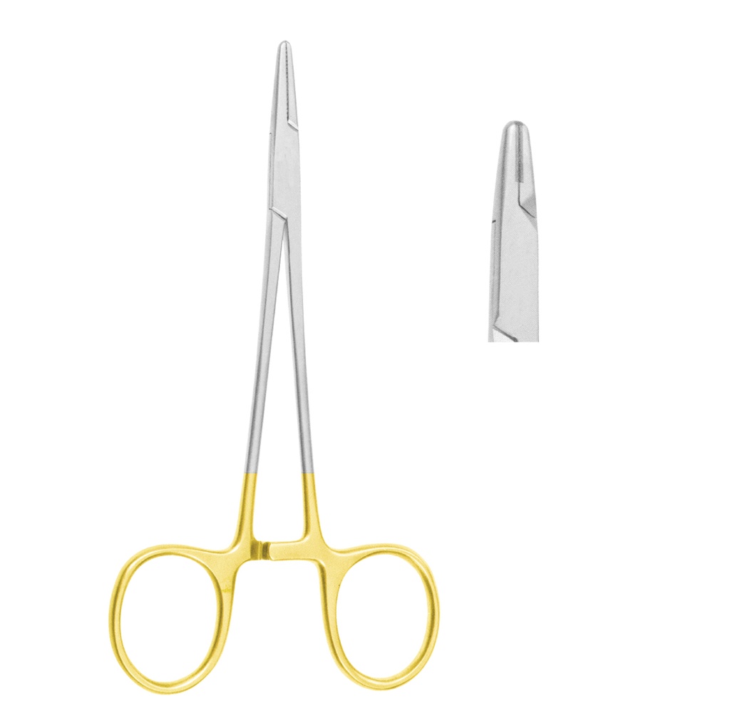 Baumgartner Needle Holder 13cm (TC) Gold