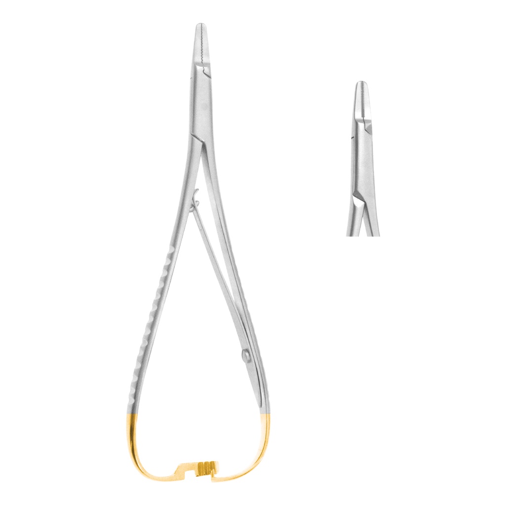 Mathieu Needle Holder 17cm Ryder Type (TC) Gold