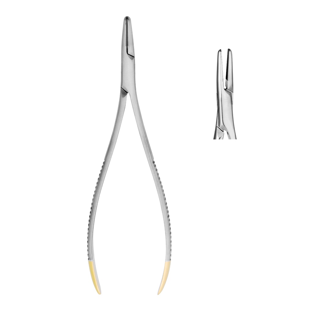 Needle Holder Langenbeck Straight wire 2-0,3-0,4-0 16cm (TC) Gold