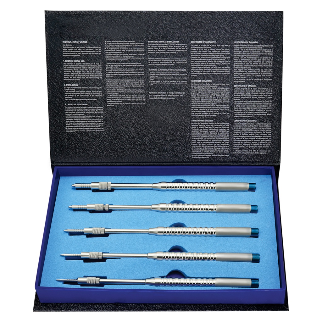 Osteotome Convex str Set of 5