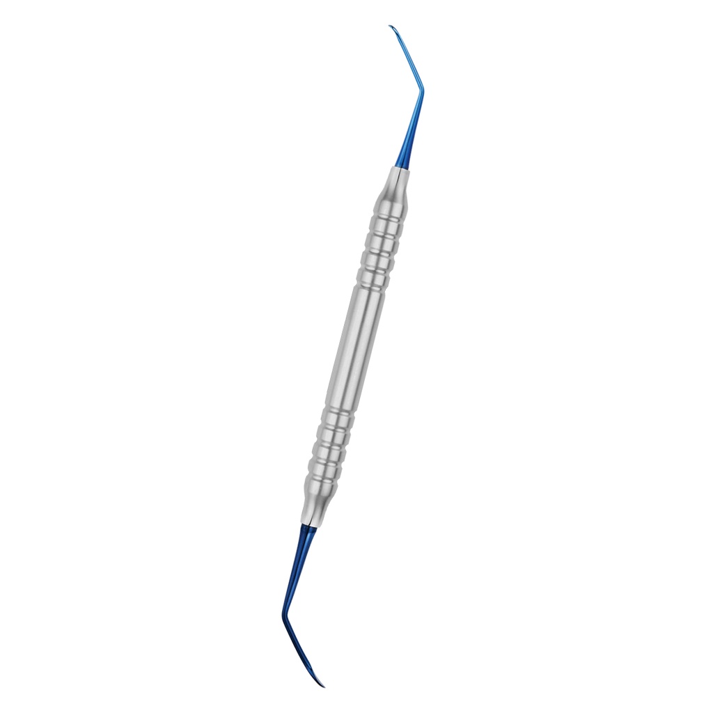 Sinus Lift Instrument Fig.3 Titanium/Plasma Blue Coating  Tips with Anatomical Hollow Handle 10mm
