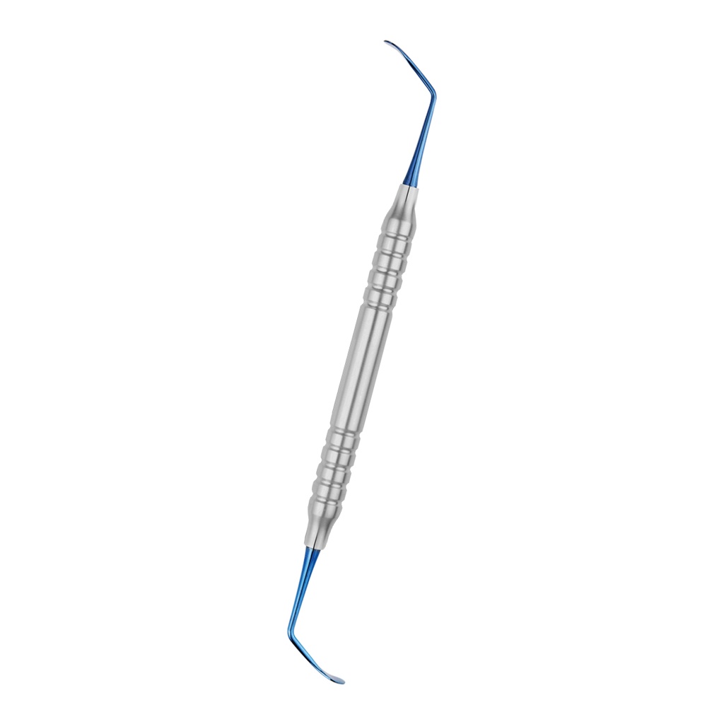 Sinus Lift Instrument Fig.4 Titanium/Plasma Blue Coating  Tips with Anatomical Hollow Handle 10mm