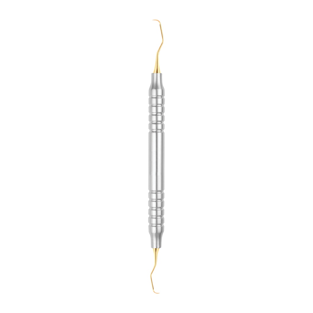 Curette Gracey 5-6 with Titanium Gold Coating 175mm Hollow Handle 10 mm  