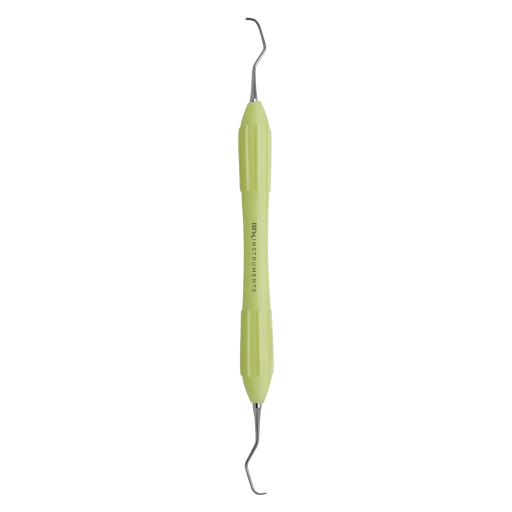 Curette Gracey 11-12 Silicone Handle Yellow