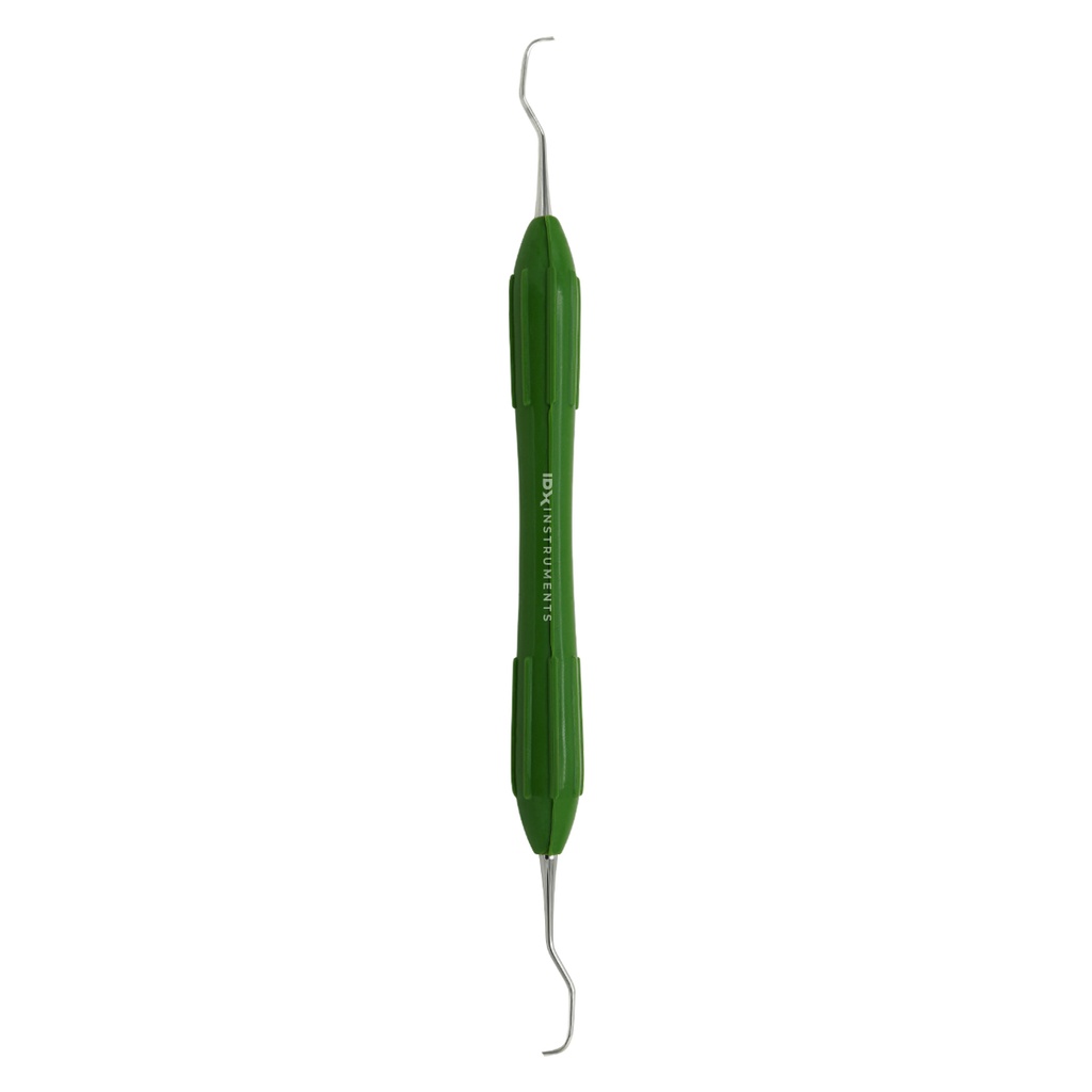 Curette Gracey 13-14 Silicone Handle Green