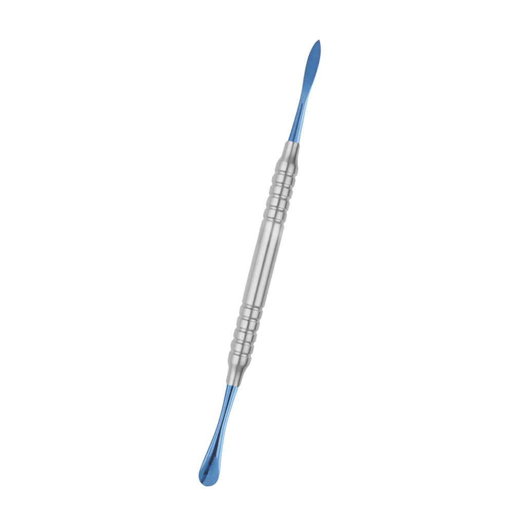 Periosteal Elevator Molt 9 4mm/7mm 18.5cm Hollow Handle 10mm Blue 