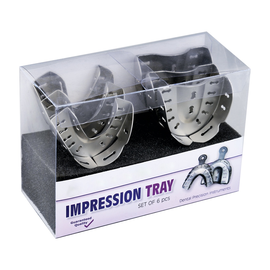 S-M-L Upper/Lower (Set of 6 Impression Trays)