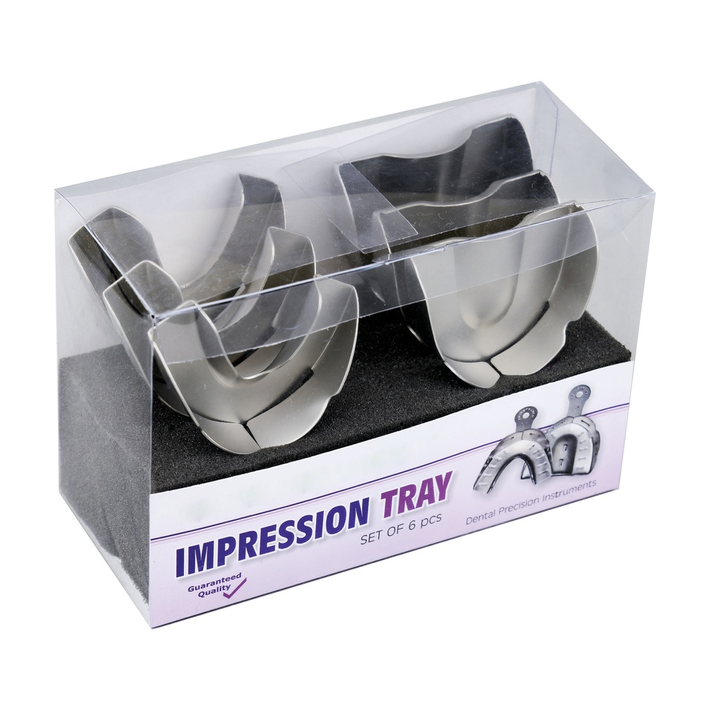 S-M-L Upper/Lower (Set of 6 Impression Trays)