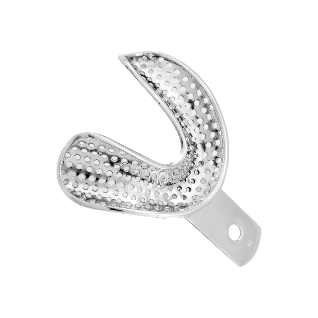 Impression Tray Perforated Lower Jaw Rimlock Fig.4 Extra Large
