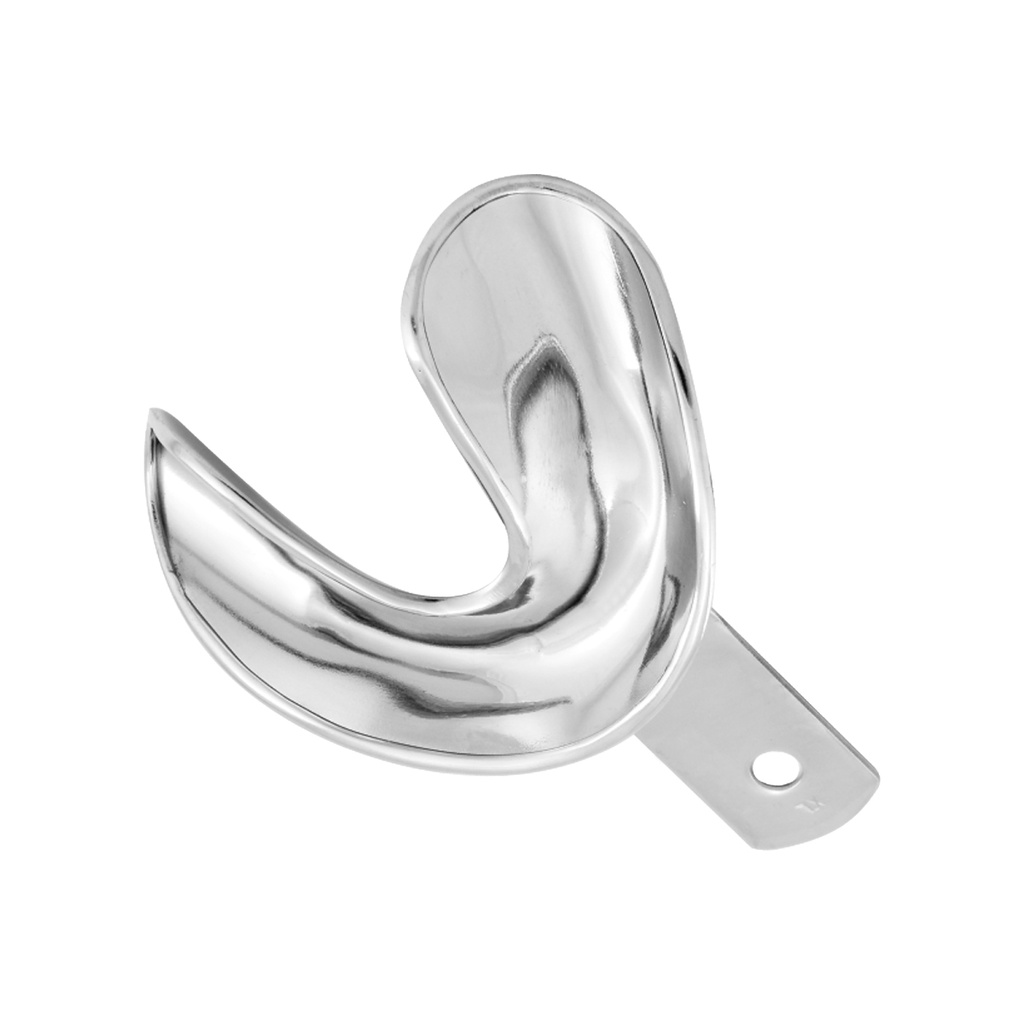 Impression Tray Solid Lower Jaw Rimlock Fig.2 Medium