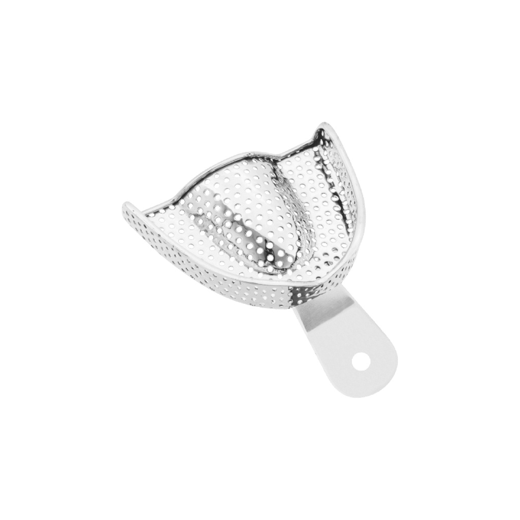 Impression Tray Perforated Upper Jaw Bend Handle Rimlock Fig.2 Medium