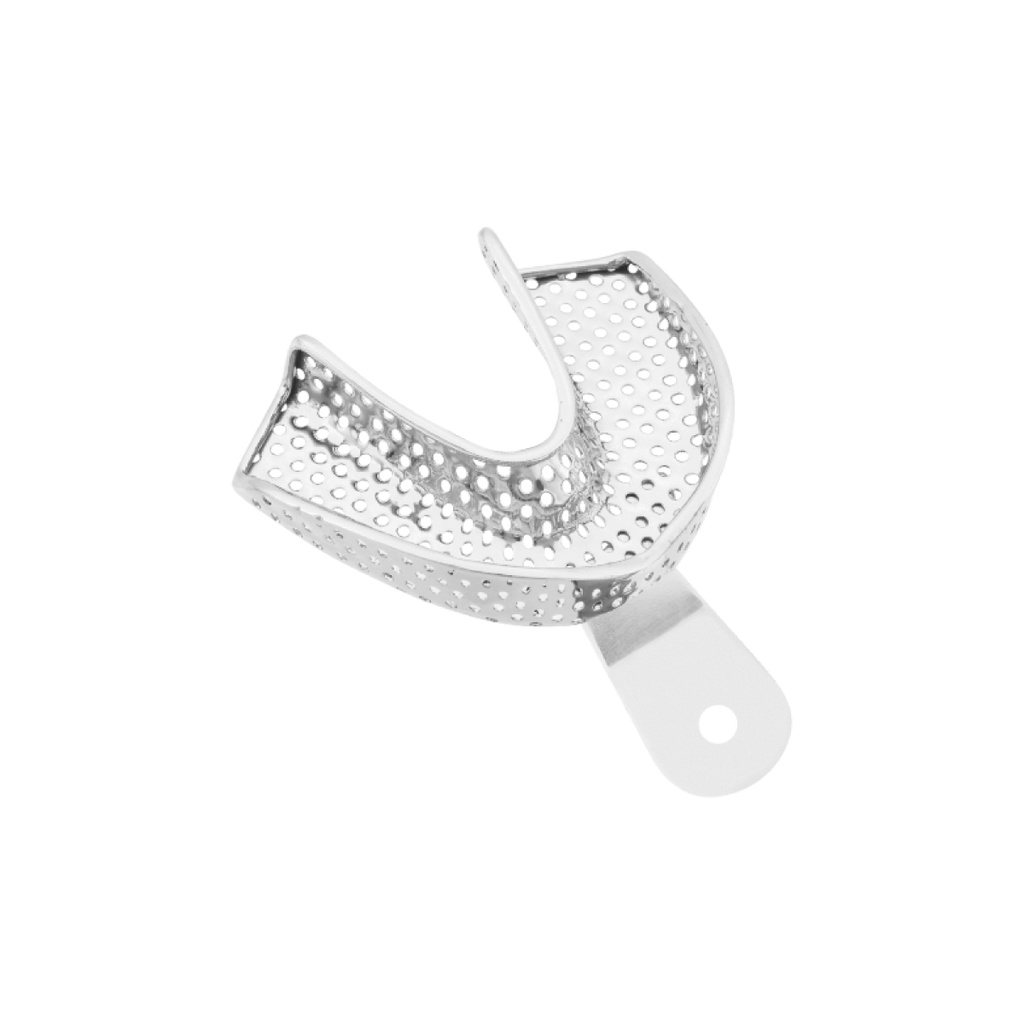 Impression Tray Perforated Lower Jaw Bend Handle Fig.1 Small