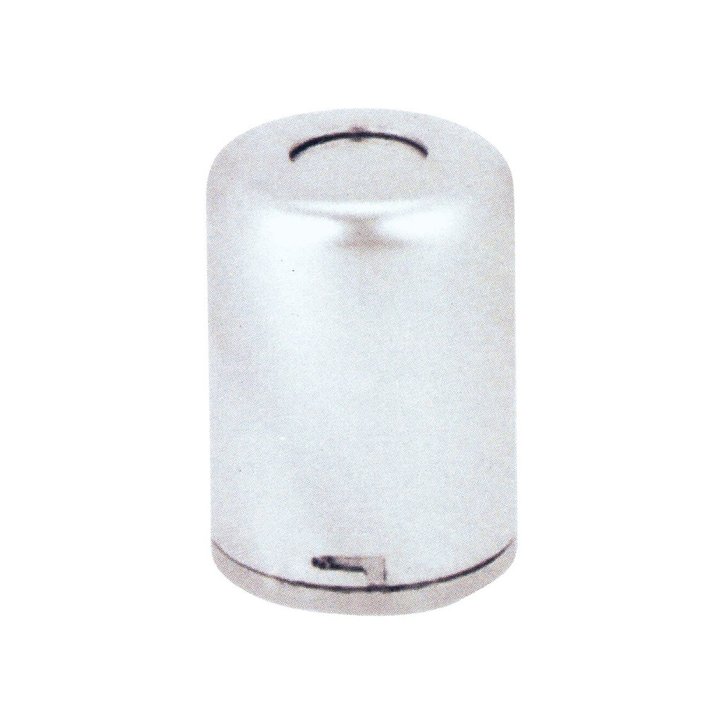 Cotton Dispenser Silver ø 55 x 75mm