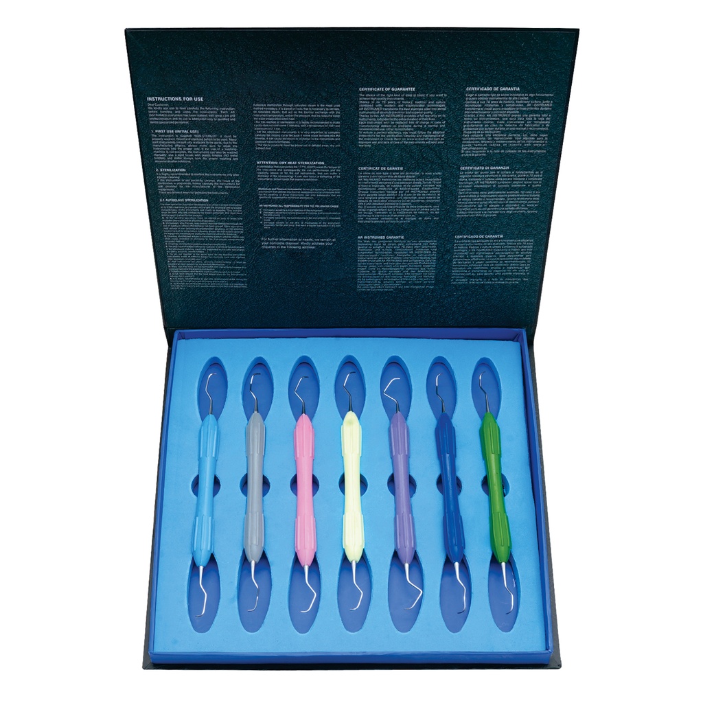 Gracey Set of 7  Silicone Handle