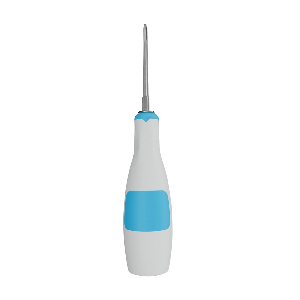 Luxating Elevator 2/3mm Straight Silicone Handle Light Blue