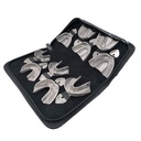 Set of 10 (Impression Trays) Rimlock Perforated XS-S-M-L-XL Upper/Lower