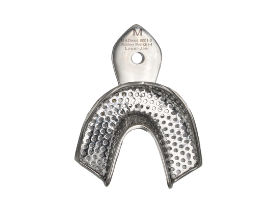 Perforated impression trays Lower jaw (Medium) - 8001-3