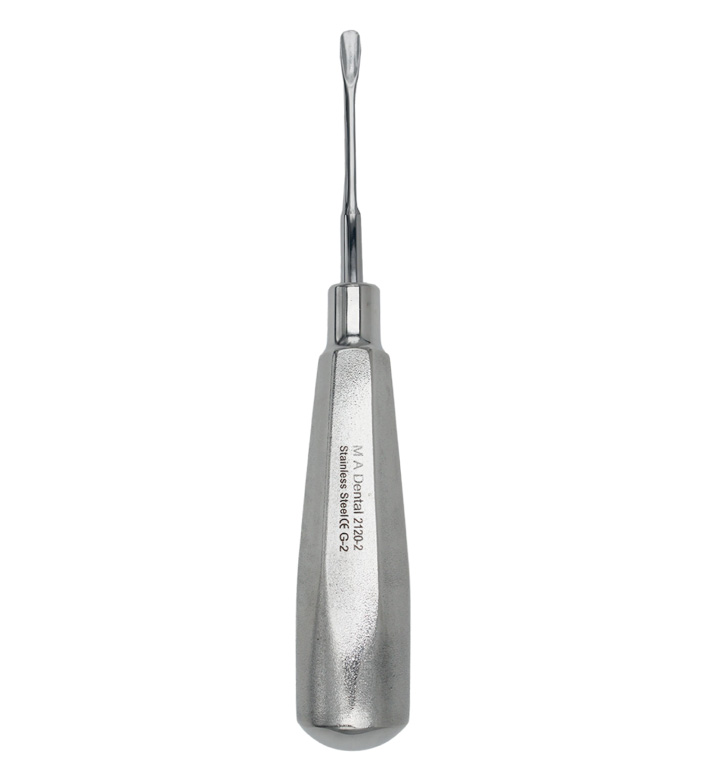 GERMAN Dental Luxating Elevator Set - 4 Pcs Curved Tools For Tooth Extraction (1.5mm To 4mm)