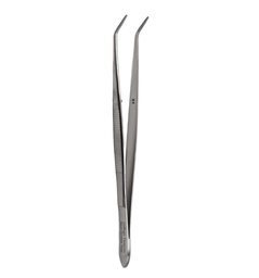 [2271-3] College Tweezer, 15cm, short serrated